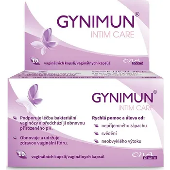 Recenze Gynimun Intim Care 10 ks Lék na ženské potíže Recenze Gynimun Intim Care 10 ks