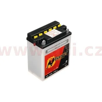 Motobaterie baterie 12V, YB12A-A, 12Ah, 170A, BANNER Bike Bull 134x80x160