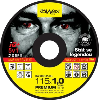 Řezný kotouč Kowax KWXRK11510P 115 mm