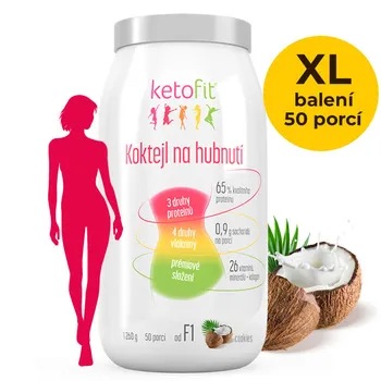 Keto dieta Recenze KetoFit Koktejl na hubnutí 1,26 kg