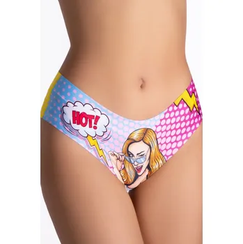 Kalhotky Dámské kalhotky brazilky Meméme Hot Girl XL Vícebarevná