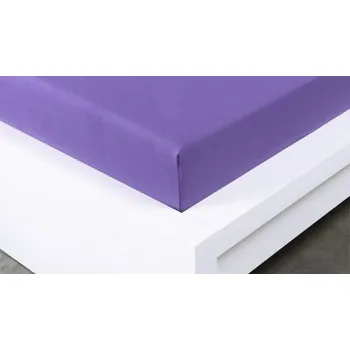 Prostěradlo Jersey prostěradlo Exclusive jednolůžko - fialová 90x200 cm