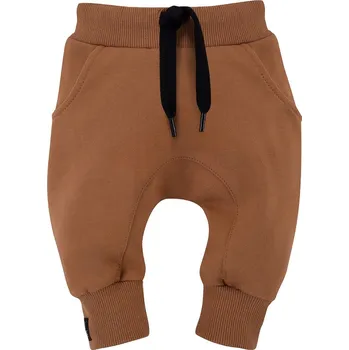 Kojenecké oblečení PINOKIO Le Tigre Tepláky se sníženým sedem Brown Velikost (od výrobce): 62