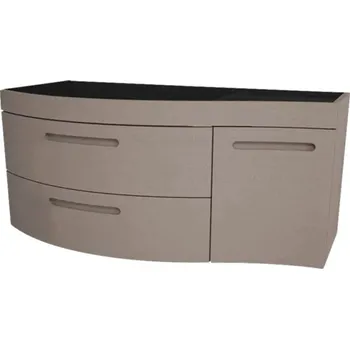 Koupelnový nábytek Koupelnová skříňka pod umyvadlo Devo Vena 2.0 levá šedá 110 x 50 x 42 cm VE2-SU1D2SL-2-F101