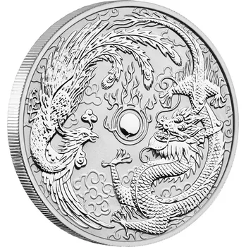 Perth Mint Perth Mint Chinese Myths and Legends stříbrná mince 1oz 2017 Dragon & Phoenix 31.099998474121094 g