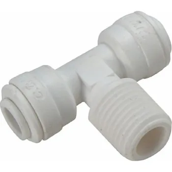 vodní filtr Šroubení T-kus pro hadičku 1/4" se závitem ¼" - M