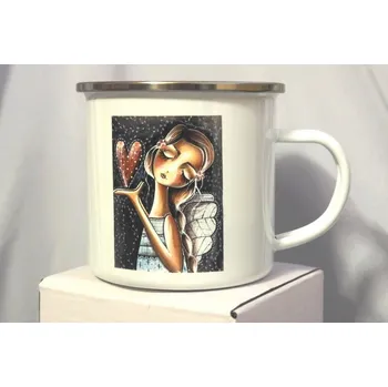 Smaltový hrnek COOL - 2