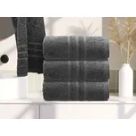 Ručník Comfort 50 x 100 cm tmavě šedý, 100% bavlna