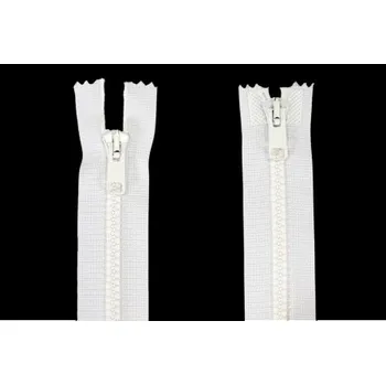 Zip zip kostěný 2jezdci BÍLÝ PH6 9001XX - Bílá, 55 cm