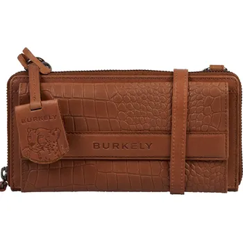 Peněženka Dámská kožená crossbody kabelka s peněženkou Burkely Samanta - koňak