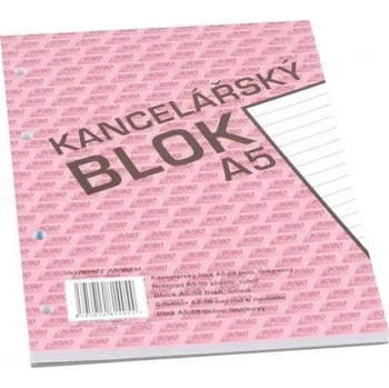 Blok Kancelářský blok A5, linka, 50 listů