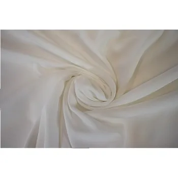 Metráž - Krepsatén Pes MÁSLOVÝ TL55228101 - látka na šaty - Máslová, 150 cm