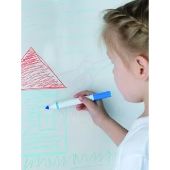 Tapeta Samolepicí fólie Samolepící fólie BÍLÁ TABULOVÁ - 18-7500 - šířka 45 cm - cena za metr (samolepicí tapeta TABULOVÁ ČERNÁ - šíře 45 cm)