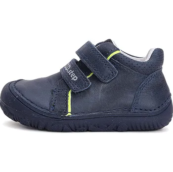 Chlapecké tenisky D.D.step dětské kožené barefoot tenisky S073-42466 modré Velikost: 30