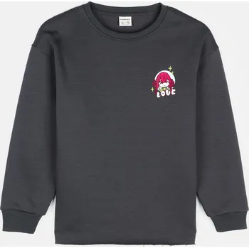 Dívčí oblečení GATE Mikina s potiskem 6Y 424-0263/887