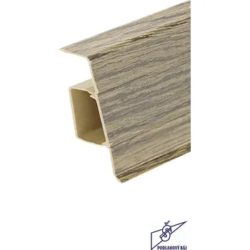 soklová lišta Lišta soklová SLK 60 Q Döllken, 3632 - 2,5m (Elektrikářská podlahová lišta Döllken SLK60 Q lišta 5123762 3632)