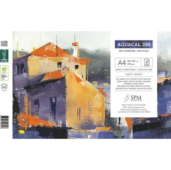 Grafický blok Aquacal 230 g/m2, A4