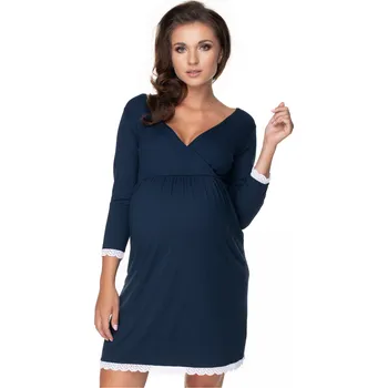Dámská noční košile PeeKaBoo Dámská těhotenská noční košile Lightest navy L/XL