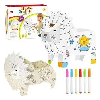 Set školních potřeb Lew kartonowy do malowania