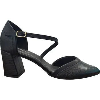 Dámské sandále Piccadilly 745205-8 Dámské sandály na podpatku černé 41