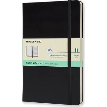 Hudební zápisník Moleskine - L, černý