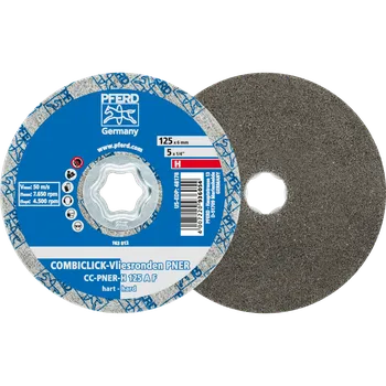 Brusný kotouč Pferd 42002192 | Runový kotouč CC-PNER 125 A F, COMBICLICK H, tvrdý