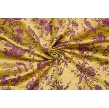 Brokát Japonsko, fialovo-zlatý, sartor.cz