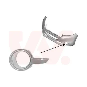 Nárazník Větrací mřížka, nárazník VAN WEZEL 4034597