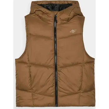 Dívčí tričko Bunda bez rukávů 4F Jr 4FJWAW24TVJAM134-82S dětské 158