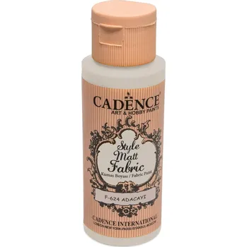 Výtvarná barva Textilní barva Cadence Style Matt Fabric - zelenohnědá / 50 ml