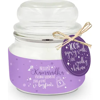 Svíčka Nekupto DC7 Dárková svíčka - Nejlepší kamarádka