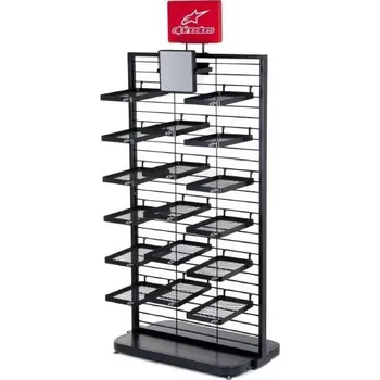 stojan pro prezentaci kšiltovek velký jednostranný, ALPINESTARS (se zrcadlem)