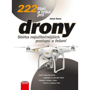 Kniha 222 tipů a triků pro drony