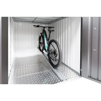 Zahradní úložný box Bike kolejnice MiniGarage pro jízdní kolo do boxu Biohort 49014