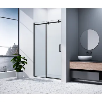 Sprchové dveře GELCO DRAGON BLACK Sprchové dveře do niky 1500 mm, čiré sklo, GD4615B
