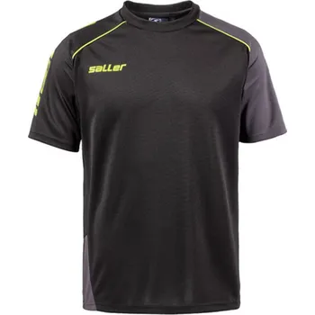 saller sportovní triko MUNDIAL BARVA: 394 černá-antracit-neon žlutá, Velikost: 164