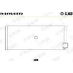 Ojniční ložisko GLYCO 71-3476/8 STD