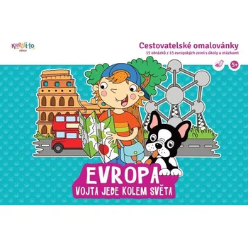 omalovánky Vojta jede kolem světa - Evropa