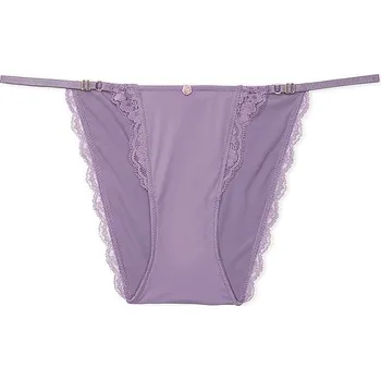 Kalhotky Victoria's Secret dámské klasické kalhotky Adjustable Lace z luxusní kolekce fialové XL