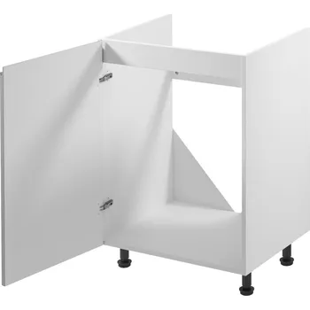 Kuchyňská skříňka ASPEN II D60Z-P/L - bílá/šedá Otevírání vlevo