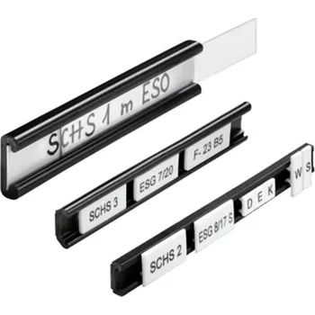 Weidmüller 0138900000 SCHS 1 ochranný štítek Druh montáže: nasunutí, šrouby černá 1 ks