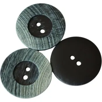 Knoflík Knoflík modrý velký 39391/40/4 plastový - Modrý, 25mm