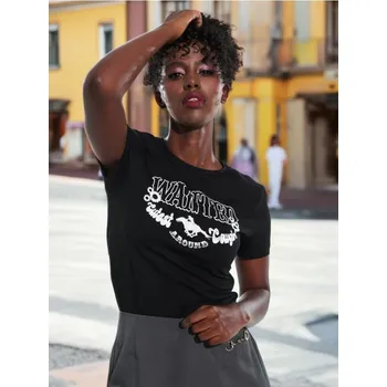 Sinsay - Tričko s krátkým rukávem - černá - 280DW-99X - 280DW-99X-XXS