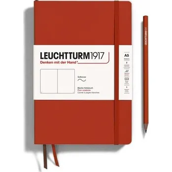 Blok Fox Red, Softcover, Medium (A5), 123 p., plain