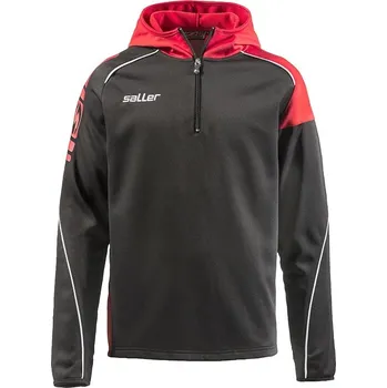 saller mikina s kapucí MUNDIAL BARVA: 363 černá-červená-bílá, Velikost: XXL