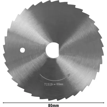 G.Gastro Round Doner Kebab Slicer Blade – Ø80 mm - serrated edge - fits DSA80S - easy-clean