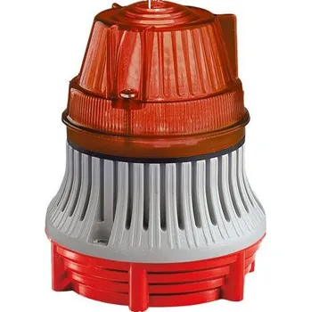 Sirena 79733 signální svítidlo + zvuk. signál, MICROLAMP A, 24V, rudý, 79733