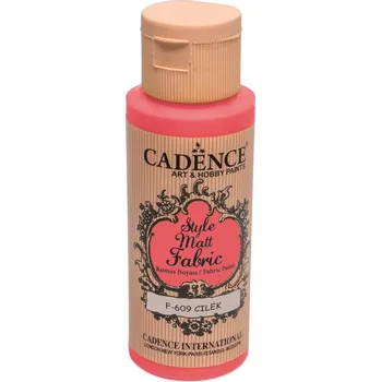 Textilní barva Cadence Style Matt Fabric - miminkovská růžová / 50 ml