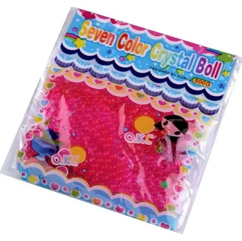 umělá květina Vodní perly - gelové kuličky do vázy 4 g - 4 růžová ostrá sv.