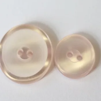 Knoflík Knoflík růžový 10119/32/7 - Růžová, 16 mm